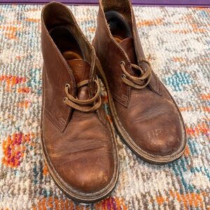 Clarks Leather Desert Boots